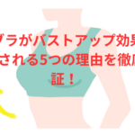 PGブラがバストアップ効果に支持される5つの理由を徹底検証!