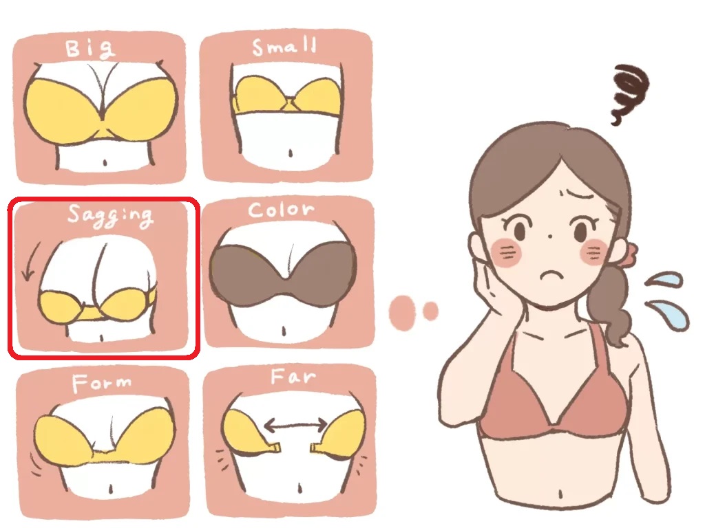 ナイトブラおすすめ40代｜加齢によるバストの下垂・離れの原因とは？